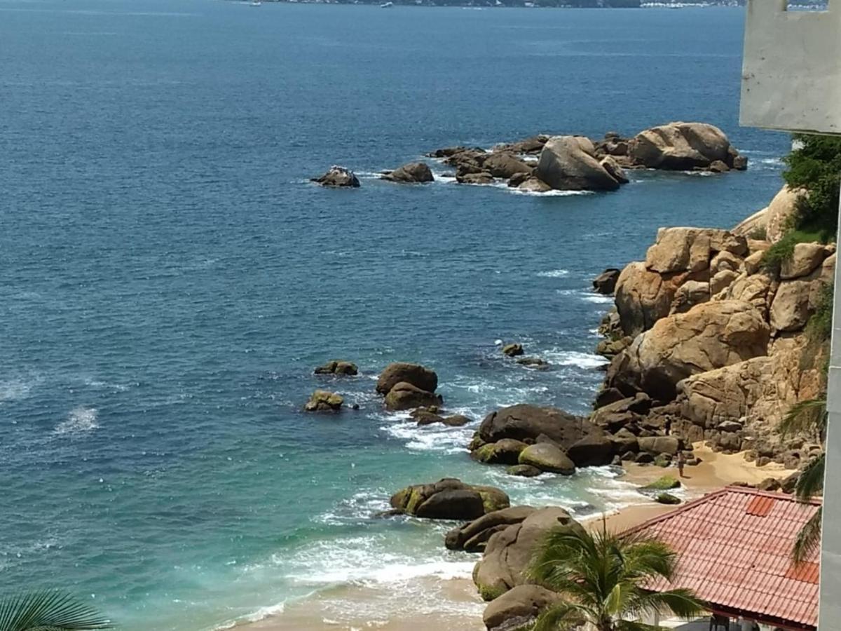 Suite En Torres Gemelas A Pie De Playa 611 Acapulco Exterior foto